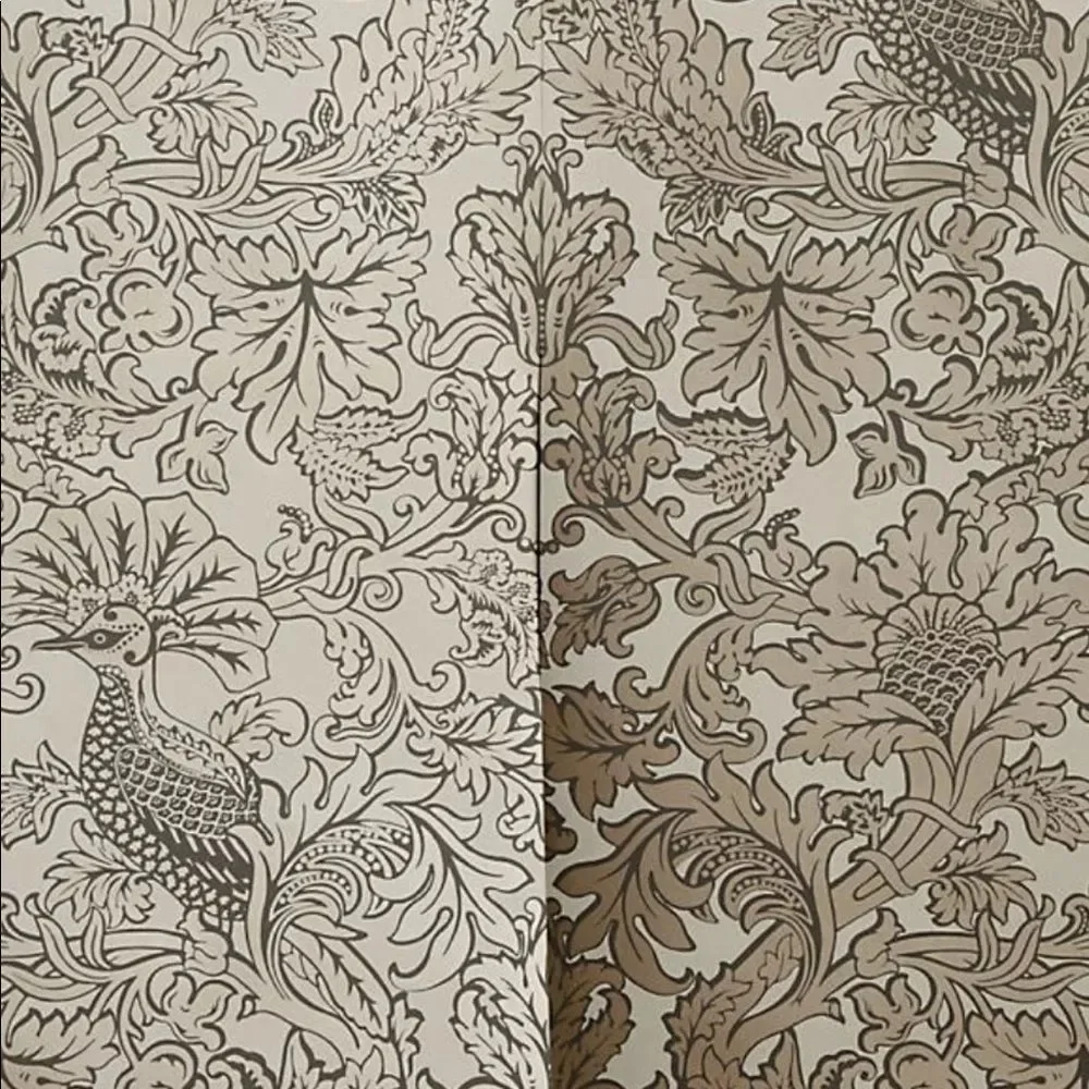 Cole Son Bird tan gold taupe (mauve) Wallpaper